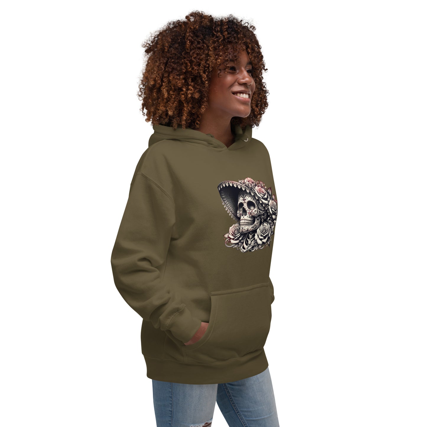 Unisex-Kapuzenpullover La Abuela Catrina