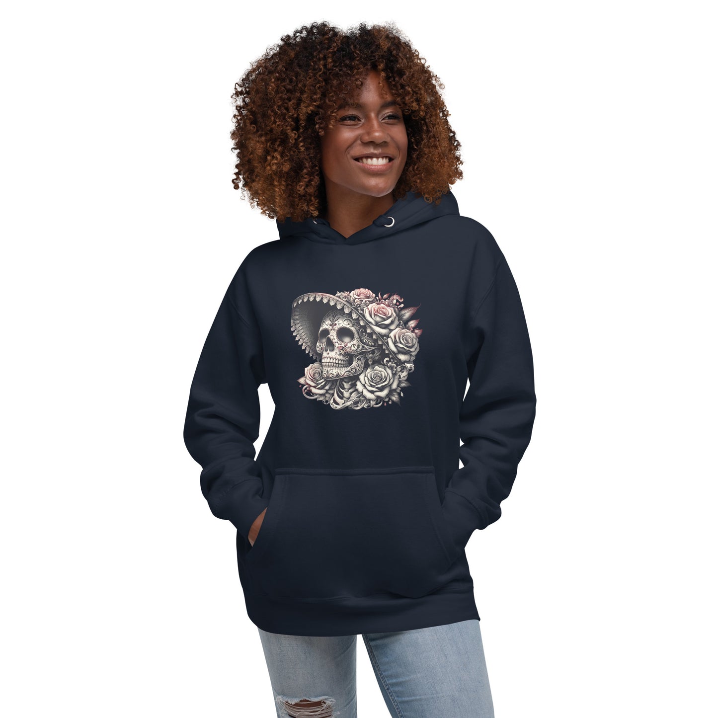 Unisex-Kapuzenpullover La Abuela Catrina