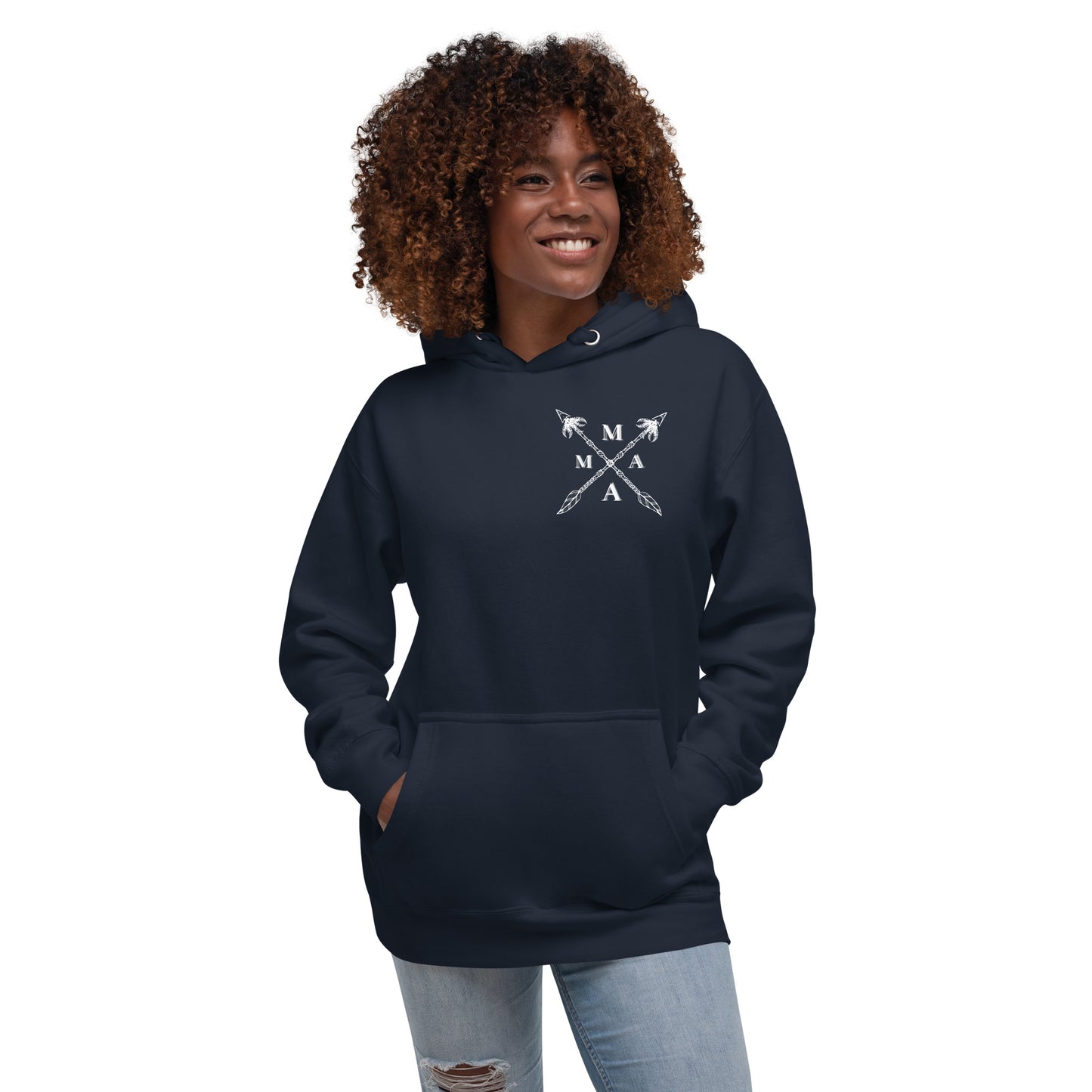 Unisex-Kapuzenpullover Speer-MAMA doppelseitiger Druck