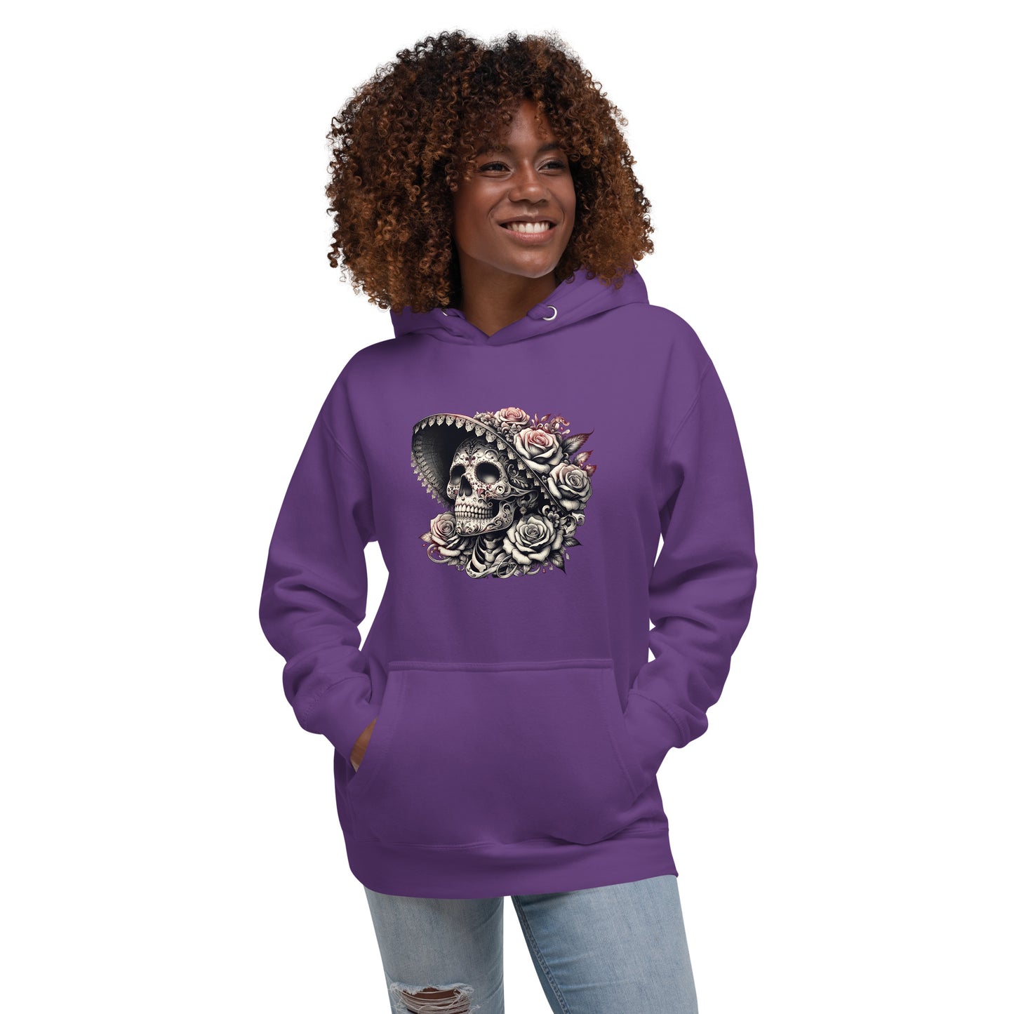 Unisex-Kapuzenpullover La Abuela Catrina