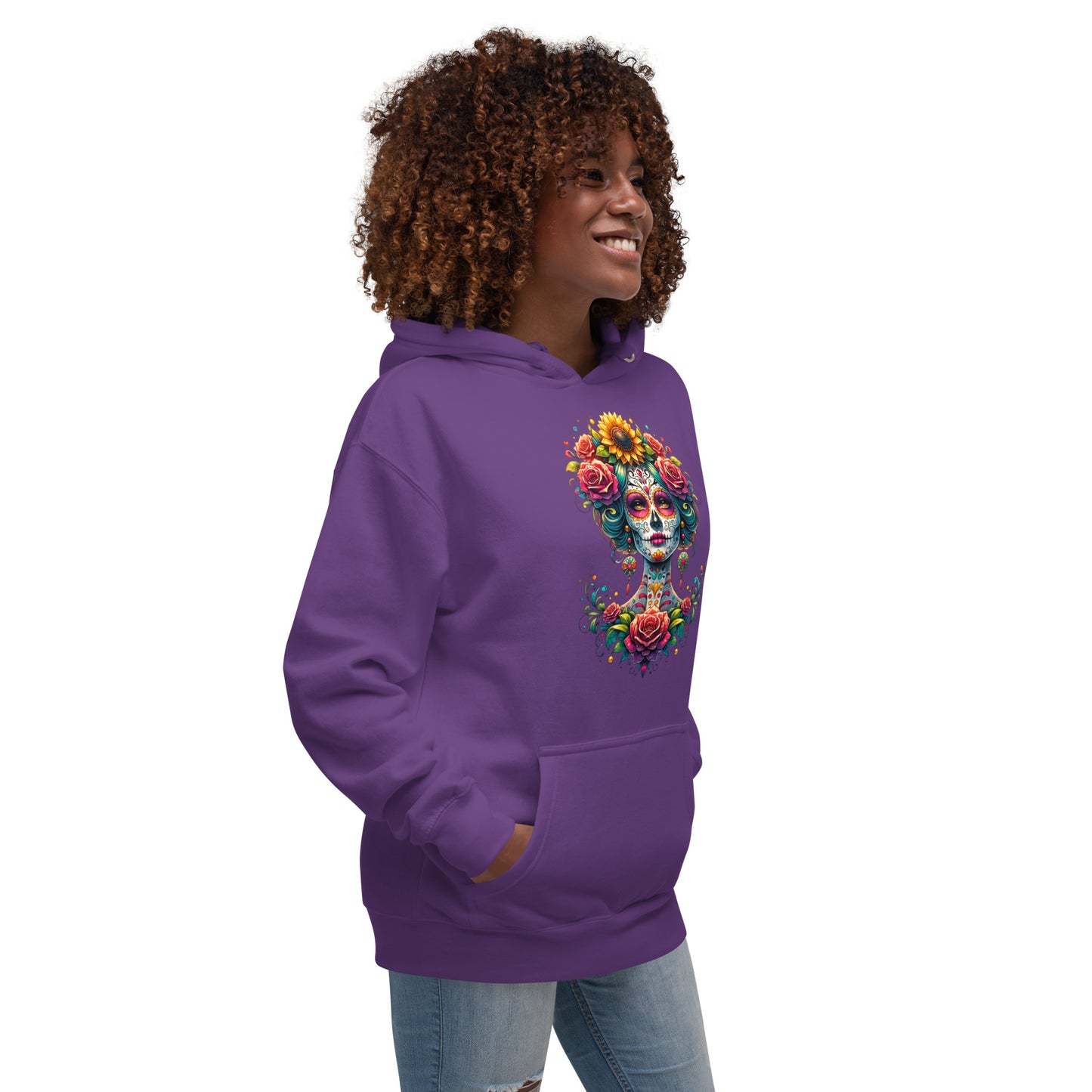 Unisex-Kapuzenpullover La Catrina