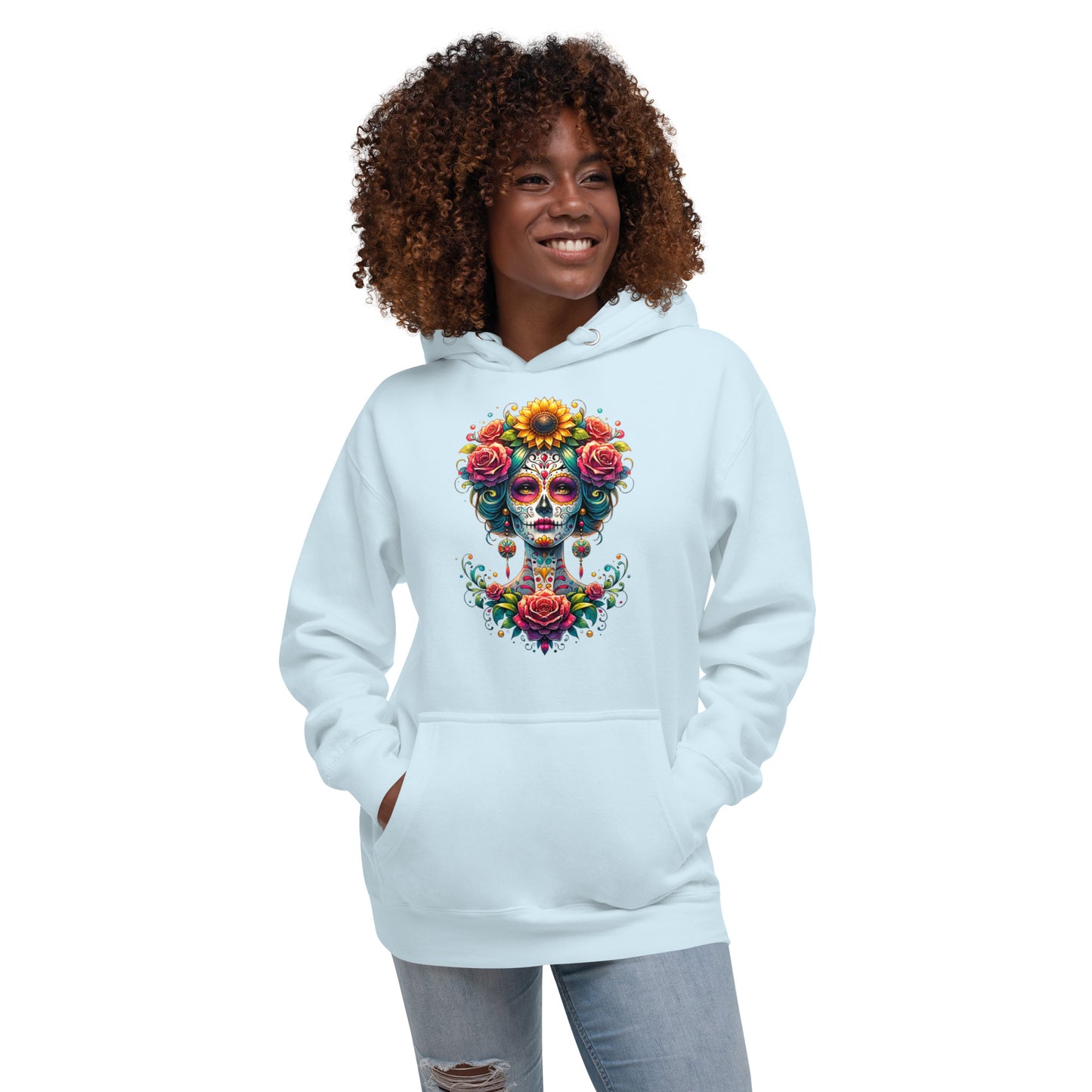 Unisex-Kapuzenpullover La Catrina