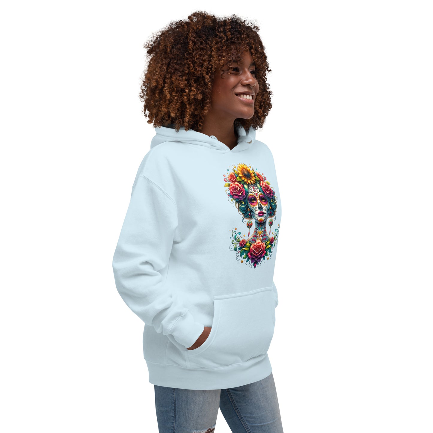 Unisex-Kapuzenpullover La Catrina