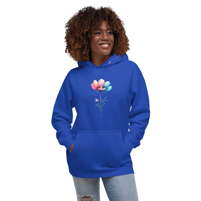 Unisex-Kapuzenpullover Blume