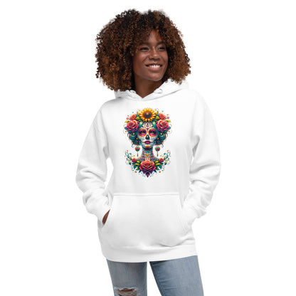 Unisex-Kapuzenpullover La Catrina