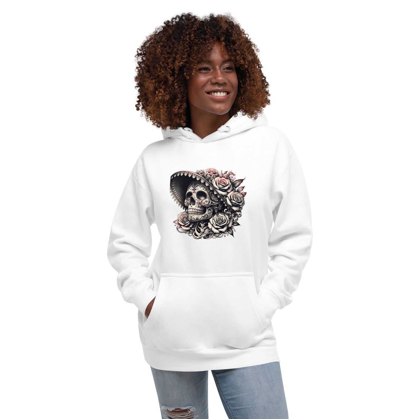 Unisex-Kapuzenpullover La Catrina