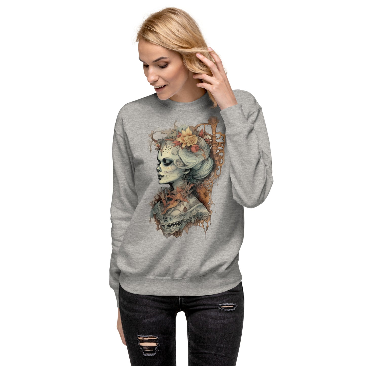 Unisex-Premium-Pullover La Catrina