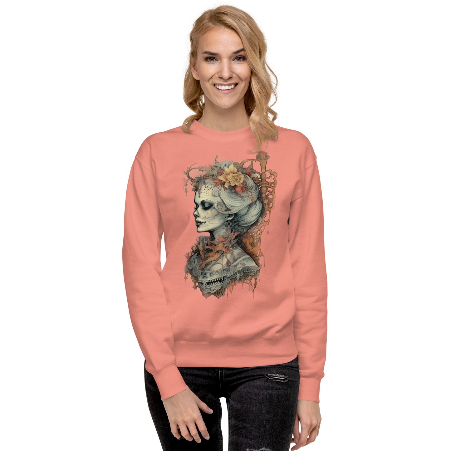 Unisex-Premium-Pullover La Catrina