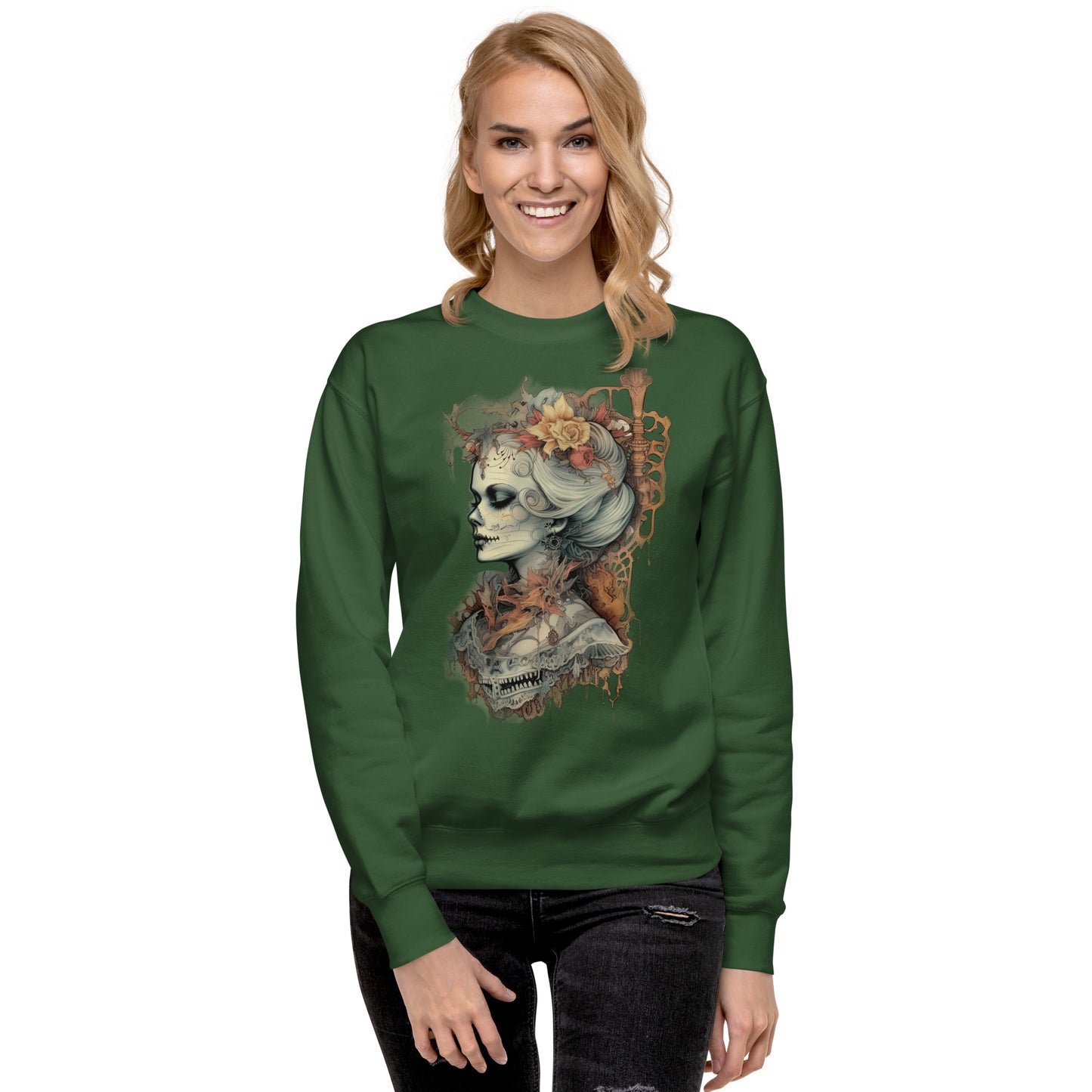 Unisex-Premium-Pullover La Catrina