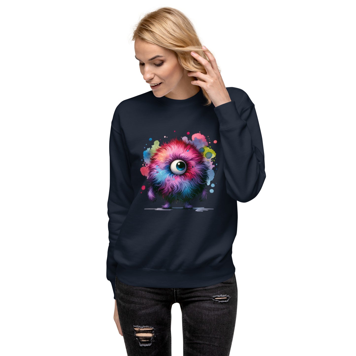 Unisex-Premium-Pullover Wuschelauge