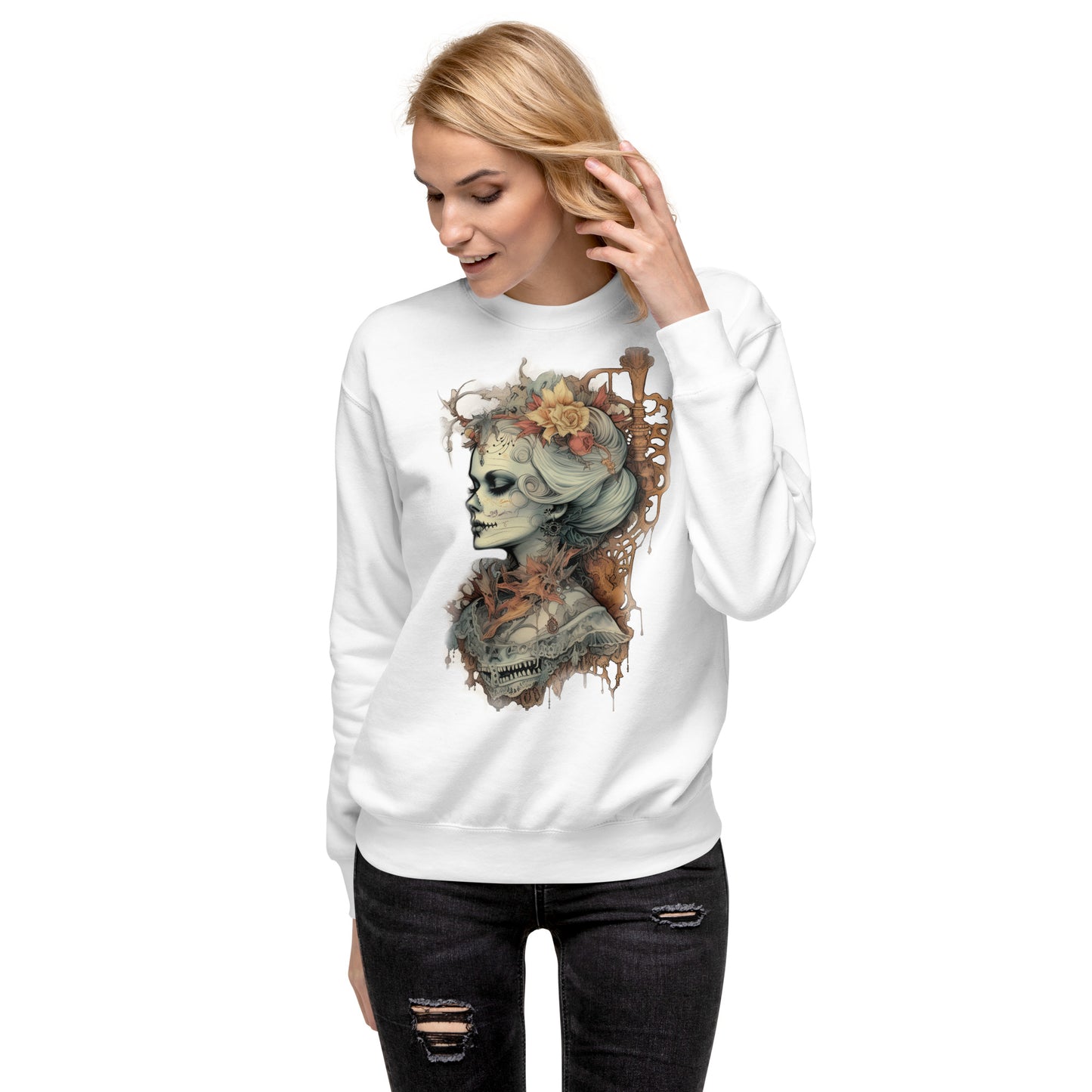 Unisex-Premium-Pullover La Catrina