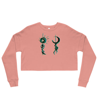 Crop-Pullover Ethno