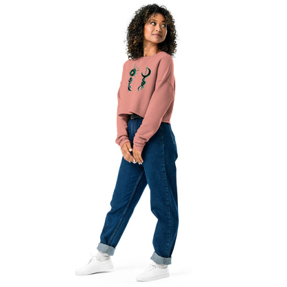 Crop-Pullover Ethno