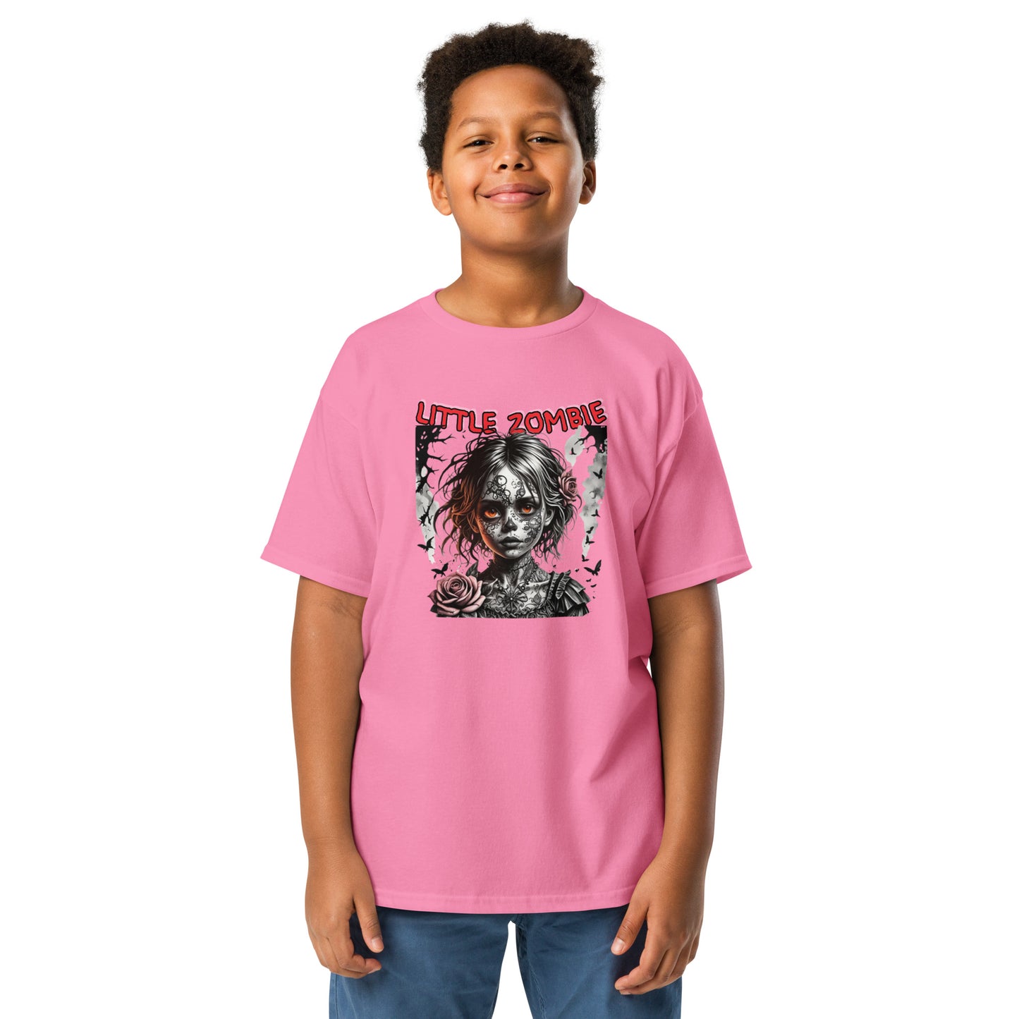 Klassisches Kids-T-Shirt Zombie Girl