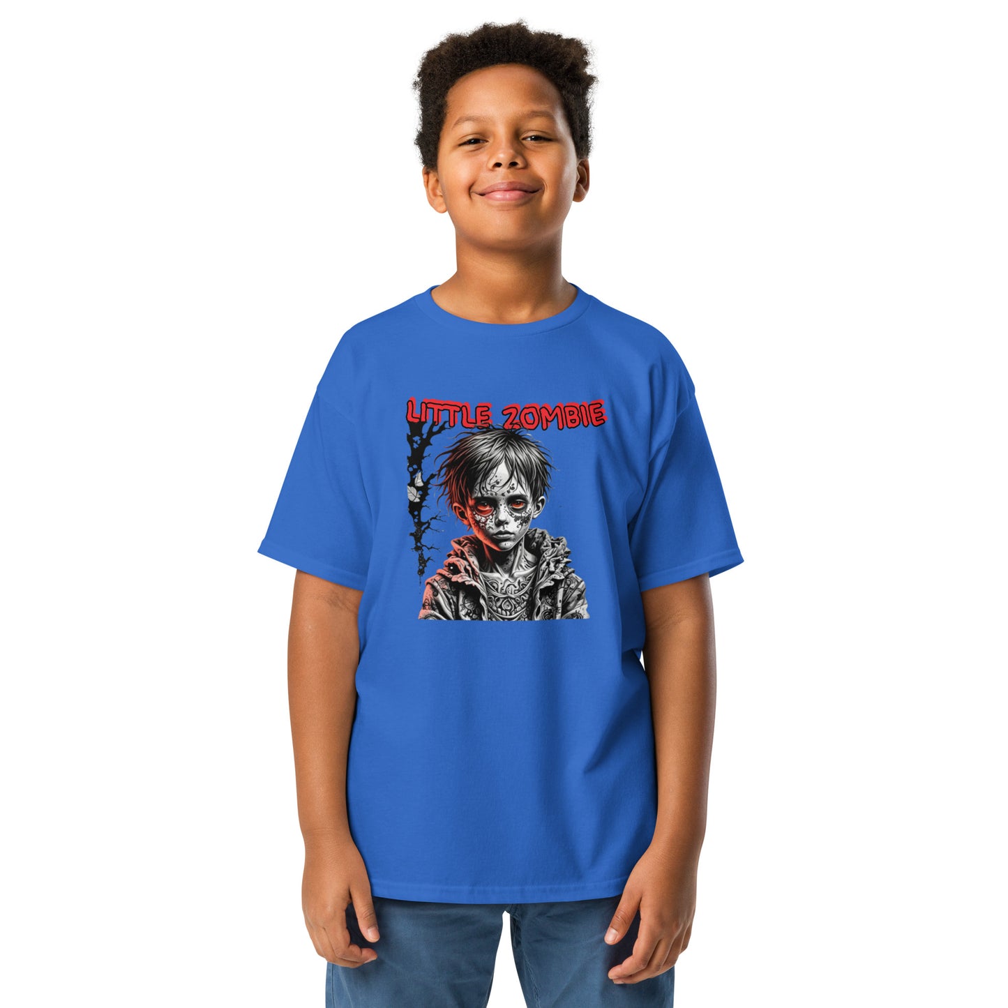 Klassisches Kids-T-Shirt Zombie Boy