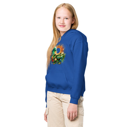 Heavy-Blend Kids-Hoodie Frosch